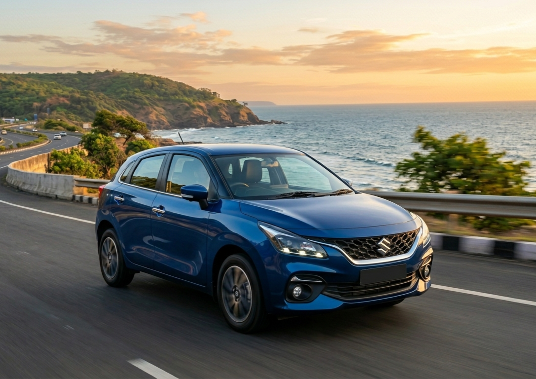 Maruti Baleno self drive car rental in Goa